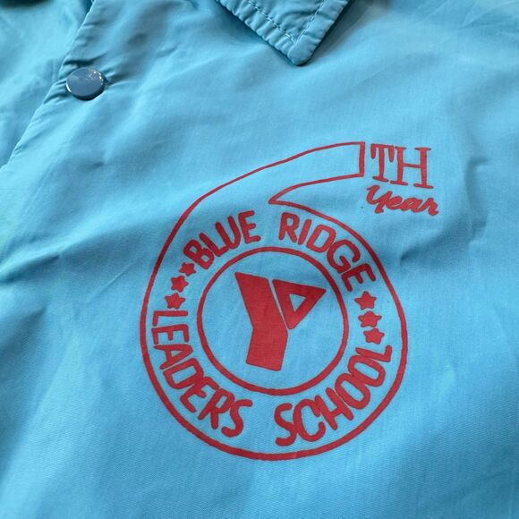 Vintage 70s YMCA BRLS Windbreaker Coach Jacket M - Picture 2 of 7
